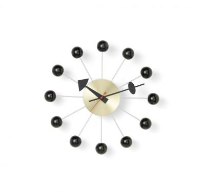 Ball Clock Wanduhr - schwarz Vitra